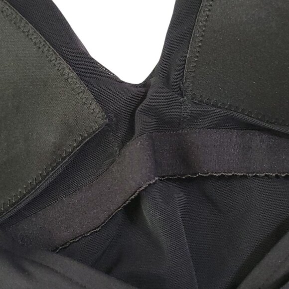 Sea Level Swim Dark Romance Black Plunge Swimsuit W/ Bonded Belt US 6 AUS 10 One - Picture 11 of 12